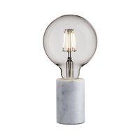 Stolní lampy dekorační - NOR 45875001 Stolní lampa Siv 1x60W E27 bílá - NORDLUX