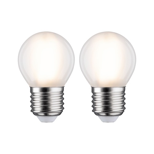 E27 - P 28639 LED kapka 5 W E27 mat teplá bílá 2ks-sada - PAULMANN - foto 1