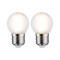 E27 - P 28639 LED kapka 5 W E27 mat teplá bílá 2ks-sada - PAULMANN