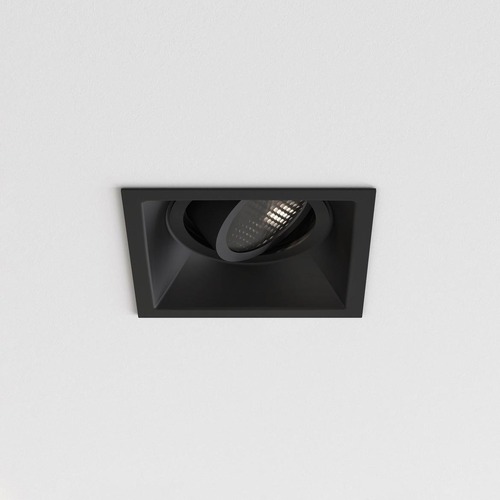 Hranatá - AST 1249043 Downlight svítidlo Minima Slimline Square nastavitelné protipožární 6W GU10 černá - ASTRO Lighting - foto 1