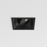 Hranatá - AST 1249043 Downlight svítidlo Minima Slimline Square nastavitelné protipožární 6W GU10 černá - ASTRO Lighting