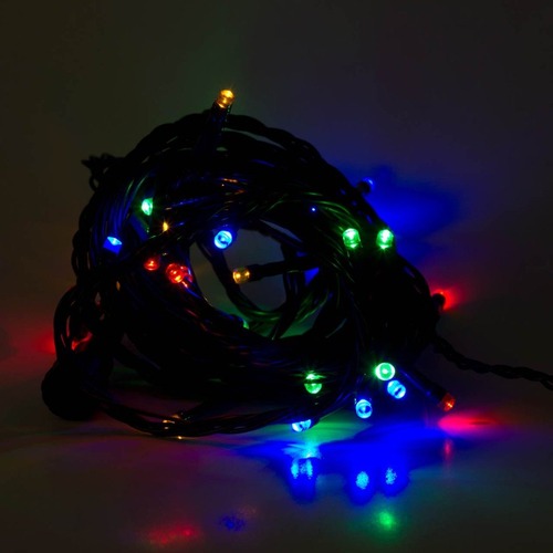 Venkovní řetězy - DLED SET5LWS34M Barevné osvětlení vánočního stromku - 20 m - foto 1