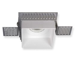 Bezrámečková - KHL K50125.01.TR.BK-BK.GU 501251TBBG   Zápustné svítidlo SAT hranaté černé max.50W 73x73mm hranaté - KOHL-Lighting (starý kód: KHL K50125.BK.GU)