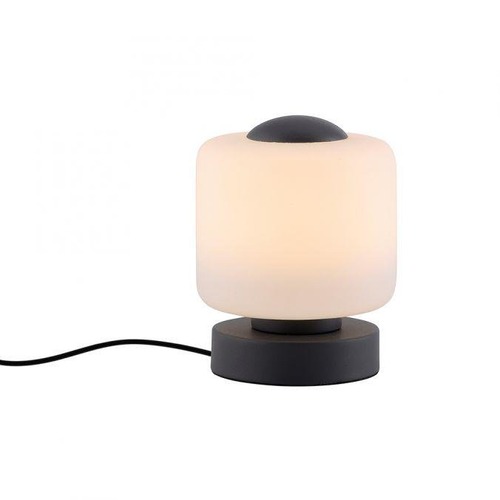 Stolní lampy dekorační - PN 4037-13 BOTA LED stolní lampa antracit, kruhová, dotykový stmívač, nadčasový design 3000K - PAUL NEUHAUS - foto 1