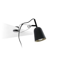 Stolní lampy s klipem - FARO 51133 STUDIO černá a krémová stolní lampa s klipem - FARO