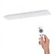 Dekorativní - LD 14672-55 SPARKLE LED stropní svítidlo hranaté v barvě oceli s hvězdným nebem a nastavitelou barvou světla 2700-5000K - LEUCHTEN DIREKT / JUST LIGHT