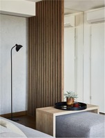 Stojací lampy - NV 9555809 Stojací lampa GEETI matná černá a zlatý kov E14 1x5W IP20 bez žárovky - NOVA LUCE