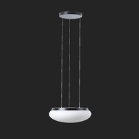 Kruhová - OS ARA67497 ARAKIS LE3 závěsné skleněné svítidlo černá / bílá IP40 3000 K 33W LED DALI (původní kód OS 67497) - OSMONT