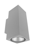 Nástěnná - IMPR 731199 Deko-Light nástěnné přisazené svítidlo - ShoreLine Pro hranaté Up+Down, 21 W, DIM, 3000/4000 K, světlešedá
