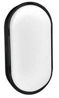 Nástěnná - CEN SMON-242740 SIMPLY LED stropní svítidlo venkovní černé Oval 24W 4000K CB 1920lm IP65  - CENTURY
