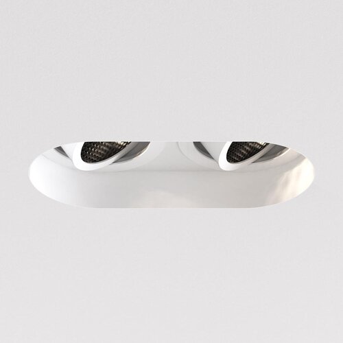 Hranatá - AST 1248021 Downlight svítidlo Trimless Round Twin nastavitelné 2x6W GU10 bílá - ASTRO Lighting - foto 1