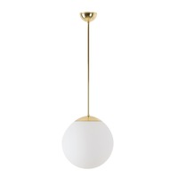 Koule - OS ISI63713 ISIS P2 PM-M závěsné plastové svítidlo mosaz / bílá IP40 25W E27 - OSMONT
