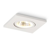 Hranatá - RED R10416 TECA čtvercová náklopná bílá 230V/320mA LED 3W 3000K - RED - DESIGN RENDL