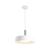 Kruhová - RED R13912 GIULIA 40 závěsná bílá chrom 230V E27 40W - RED - DESIGN RENDL