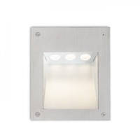 Zapuštěná - RED R10546 AKORD zápustná do stěny nerez 230V LED 3x1W IP65 3000K - RED - DESIGN RENDL