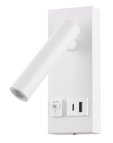 LED svítidla pro skříně a nábytek - LED světlo kabinetu 2W IP20 s ON / OFF - Switch + USB White 4200K - foto 1