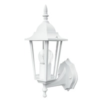 Nástěnná - FAN LANT-MILANO/AP1A BCO Venkovní nástěnné svítidlo UP MILANO bílá, 1xE27, IP44, 20,8 x 36 x 17 cm - FANEUROPE