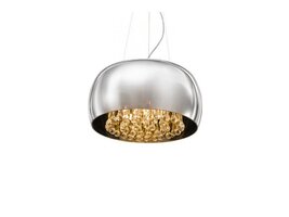 Kruhová - AZZ LP5204-M Svítidlo závěsné BURN 2 pendant G9 6x40W chrom - AZZARDO