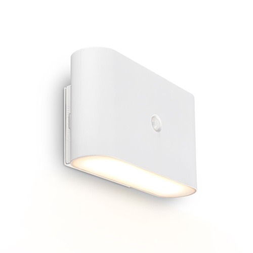 Nepřímé osvětlení - BRI 3878016 Chat nástěnné svítidlo - 3W, 270lm, bezdrátová, LED, s pohybovým čidlem, bílé - BRILONER - foto 1
