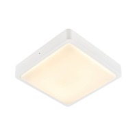Přisazená - LA 1003449 AINOS SQUARE Outdoor, nástěnné a stropní LED svítidlo, bílé, spínač CCT 3000/4000K - BIG WHITE (SLV)
