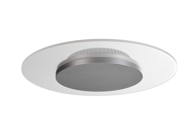 Kruhová - IMPR 620033X VÝPRODEJ VZORKU - Deko-Light stropní přisazené svítidlo Zaniah 12W, kryt stříbrná 220-240V AC/50-60Hz 12,00 W 3000 K 1512 lm bílá - foto 1