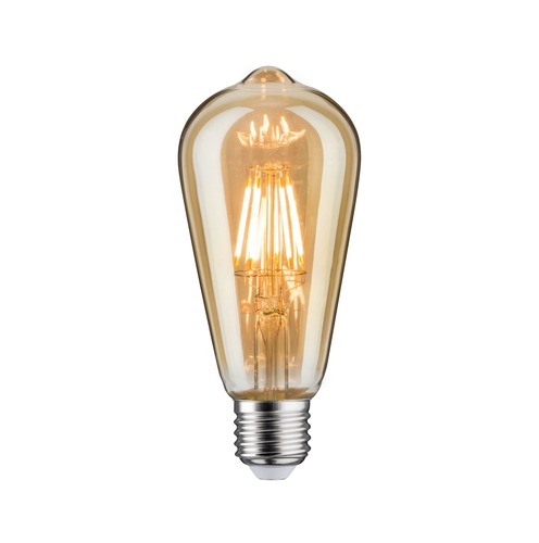 E27 - P 28717 LED žárovka ST64 6,5 W E27 zlatá zlaté světlo - PAULMANN - foto 1