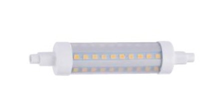 R7s - FAN I-LUMYA-R7S5-10W Žárovka LED R7S, 10 W, 1000 lm, 3000 K, úhel 360 °, rozměry 23,5 x 118 mm, životnost 25 000 h, CRI 80 - FANEUROPE