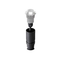 Zapuštěná - FAN LED-STEP24V-R4C Pochozí venkovní svítidlo LED STEP DC 24 V nikl hliník 2 W 170 lm 3000 K IP67 (4 side) 4,5x5,7 cm - FANEUROPE