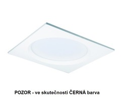 Hranatá - KHL K53307.BK.4K Zápustné svítidlo LACUS SQUARE BLACK LED IP44 30W 4000K 3030lm 230x230mm - KOHL-Lighting