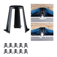 Pro zapuštěná svítidla - P 92401 Příslušenství distanční vložka pro vestavná svítidla 62 - 90mm černá - PAULMANN