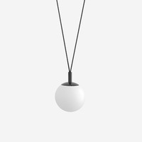 Koule - LU ZK2.L1.GD.61M DALI2 Závěsné svítidlo GEO 6,2W LED 3000K sklo černá opál DALI ZK2.L1.GD.61L - LUCIS