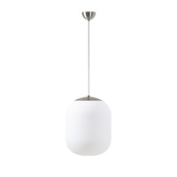 Koule - OS TAN67859 TANIA S1 závěsné skleněné svítidlo nerez broušená / bílá IP40 4000 K 27W LED DALI (původní kód OS 67859) - OSMONT