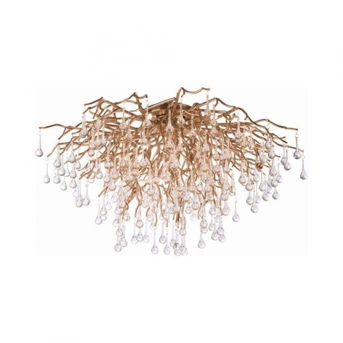 Dekorativní - PN 8092-11 Stropní svítidlo ICICLE 14x G9 40W 100cm mosaz - PAUL NEUHAUS - foto 1