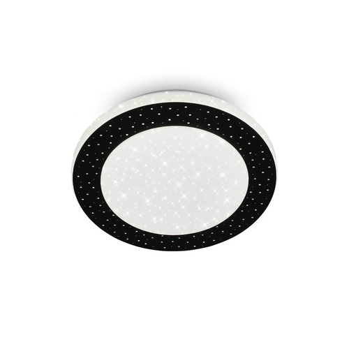 Kruhová - BRILO 3693-015 LED stropní svítidlo, pr. 28 cm, 15 W, 1600 lm, černá - BRILO - foto 1