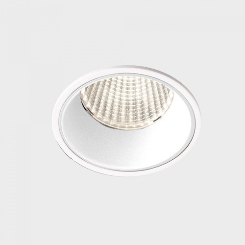 Kruhová - KHL K51100.03.RF.WH-WH.38.ST.8.30.D1 VERSUS zapuštěné svítidlo s rámečkem bílá 15 W 3000K 1-10V - KOHL-Lighting - foto 1