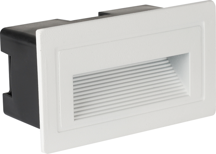 LED poziční světla Optonica - LED krokové světlo SQUARE WHITE 3W IP65 - foto 1