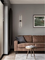 Nepřímé osvětlení - NV 9081102 Nástěnné svítidlo ADEN LED 10W 3000K hliník černá - NOVA LUCE