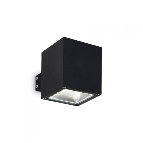 Nástěnná - ILUX 123080 Venkovní nástěnné svítidlo Ideal Lux Snif Square AP1 nero 123080 černé - IDEALLUX - foto 1