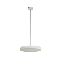 Kruhová - OS CAR60504 CARINA P2 závěsné skleněné svítidlo bílá IP40 4000 K 32W LED - OSMONT