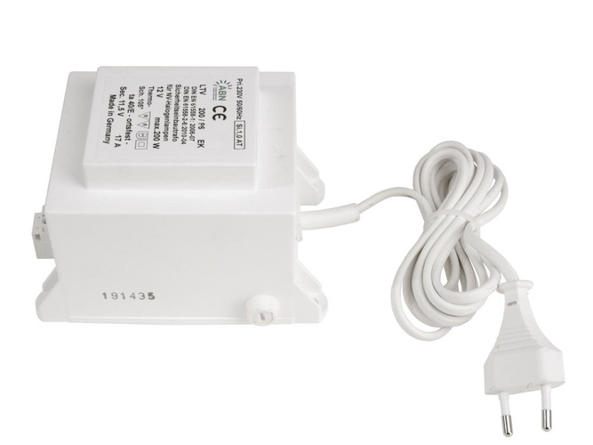 Trafa pro halogenky - IMPR 000104 Trafo ABN Standard vinuté 12V/200VA - LIGHT IMPRESSIONS - foto 1