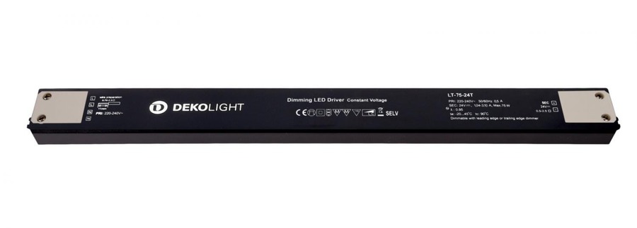 Stabilizované napětí - IMPR 862282 Deko-Light napájení (CV, DC) stmívatelné - Long-Flat, DIM, CV, 24V 25-75W - foto 1