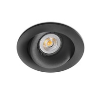 Kruhová - FARO 43411 ARGÓN R zapuštěné stropní svítidlo, černá - FARO