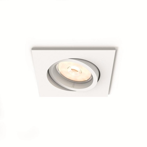 Hranatá - PH 50191/31/PN Zapuštěné bodové podhledové svítidlo Philips Enneper 50191/31/PN bílé - PHILIPS (915005416801) - foto 1