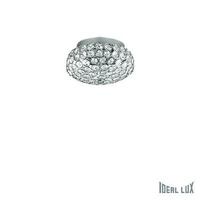 Dekorativní - ILUX 075389 Stropní a nástěnné svítidlo Ideal Lux King PL3 cromo 075389 - IDEALLUX