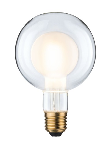E27 - P 28768 VÝPRODEJ VZORKU - LED Inner Shape Globe G95 4 W mat E27 2.700K teplá bílá - PAULMANN - foto 1