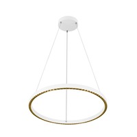 Kruhová - LA 1007662 ONE CUBE závěsné svítidlo, 300 cm, 3000 K, DALI 2, Touch, bílá - BIG WHITE (SLV)