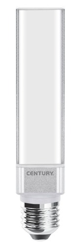 E27 - CEN PLC-102740 LED PLCOVER 10W E27 4000K 800Lm 120d 165x35x35mm IP20 - CENTURY - foto 1