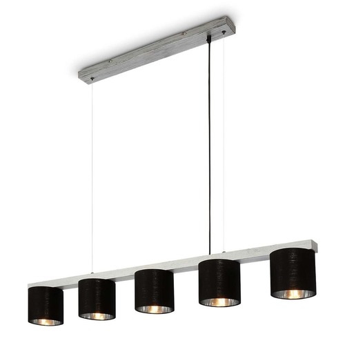 Podélná - BRI 4736054 Závěsné svítidlo, 136 cm, bez 5x E14, antická stříbrná (starý kód: BRI 4736-054) - BRILONER - foto 1