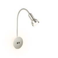 S ramenem - BRI 2178012 Přímé a nepřímé osvětlení nástěnné svítidlo, 39 cm, 1x E14, max. 10W, matný nikl - BRILONER