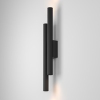 Nepřímé osvětlení - M C082WL-24W2.7K-B Nástěnné svítidlo Calipso 2700K 24W teplá bílá 1620lm černý hliník - MAYTONI